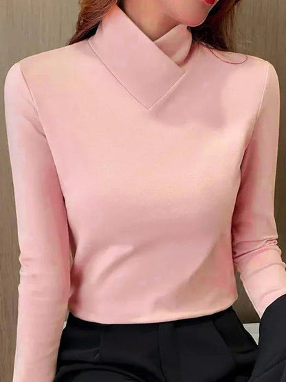Eleganter Rollkragenpullover Damen Hochwertig