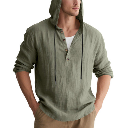 Herren Kapuzenpullover Lässig Baumwolle Hochwertig