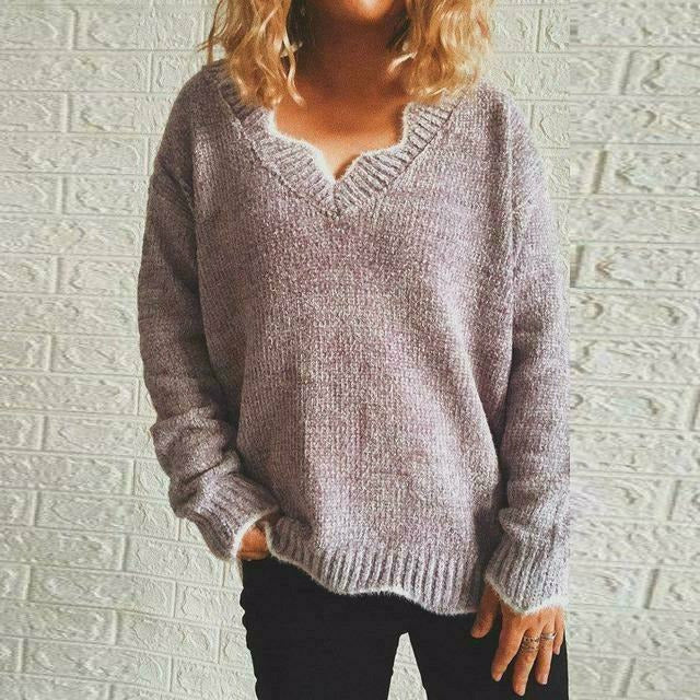 Weicher Pullover mit Angenehmer Passform - IdealeKleiden
