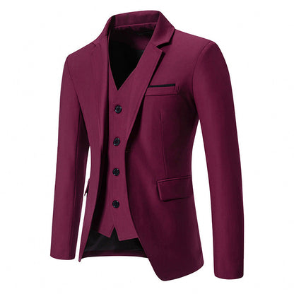 Herren Anzug Set Slim Fit 3-teilig