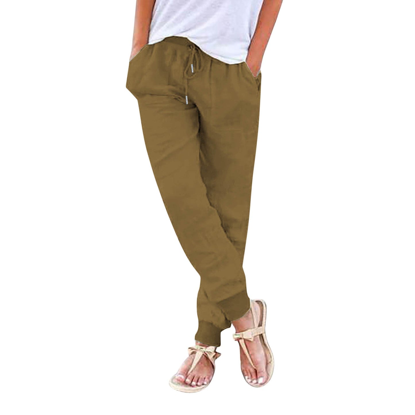 Damen Komfort Hose Elastisch Praktisch