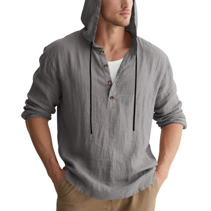 Herren Kapuzenpullover Lässig Baumwolle Hochwertig