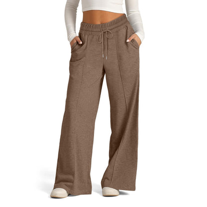 Damen Jogginghosen Bequem Elastisch Mit Taschen