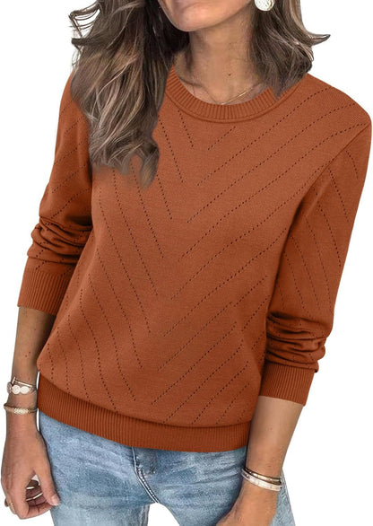 Damen Pullover Streifen Chic Eleganz