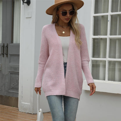 Damen Strickjacke Lässig Oversized Style - IdealeKleiden