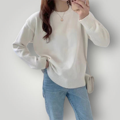 Damen Oversized Pullover Weich und Warm