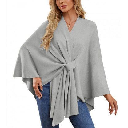 Damen Wickelmantel Modern Chic Elegantes Design