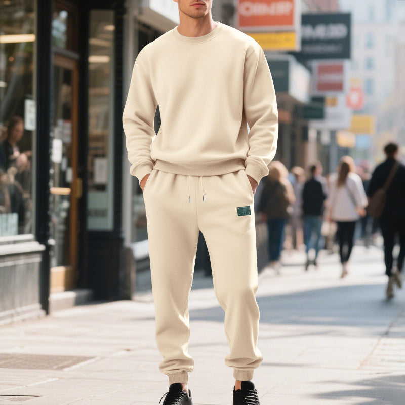 Herren Freizeitanzug Weich Fleece Elastisch