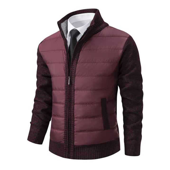Herren Steppjacke Warm Isoliert Langarm - IdealeKleiden