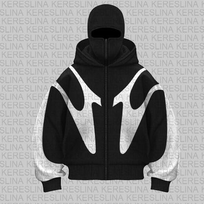 Damen Mode Oversized KapuzenjackeGroßes Design