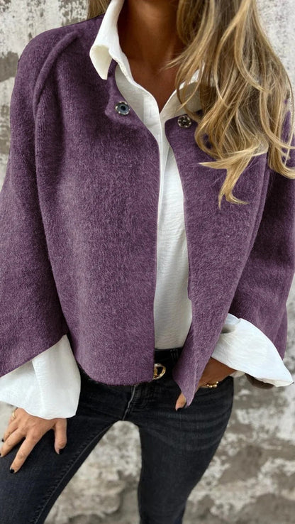 Kurze Cashmere Damenjacke Luxus Qualität