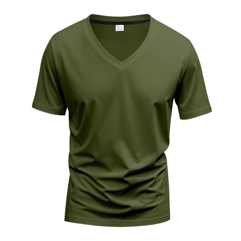 Herren T-Shirt V-Ausschnitt Leicht atmungsaktiv