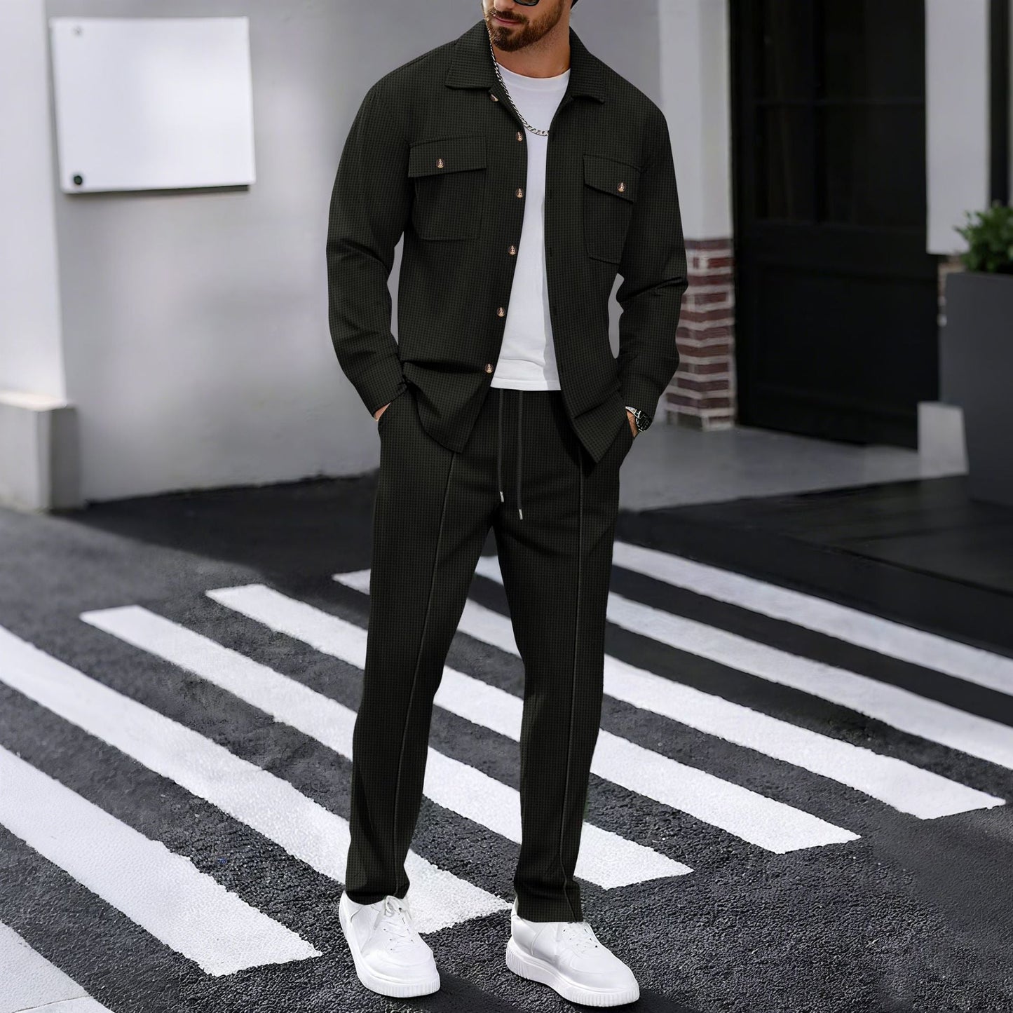 Herren Freizeitanzug Modern Sportlich