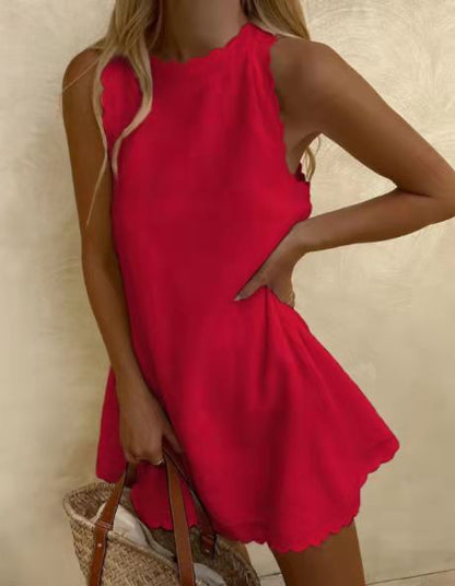 Damen Sommerkleid Bequem Elegant