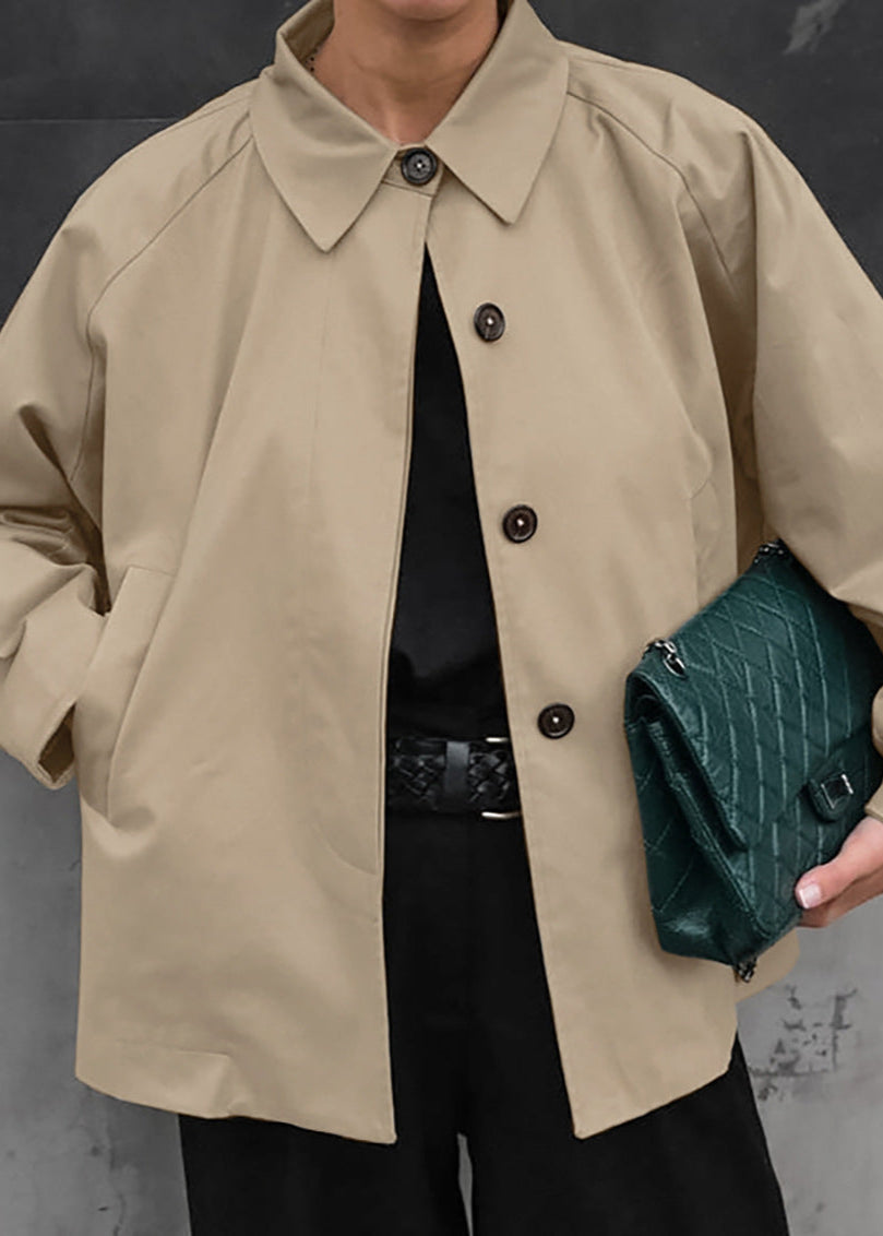 Kurze Trenchcoat Damen Elegant - IdealeKleiden