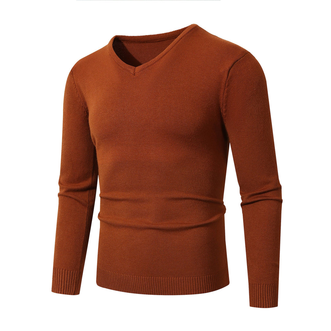 Herren Pullover V-Ausschnitt Soft Baumwolle