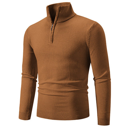 Herren Pullover Modern Kurz Reißverschluss