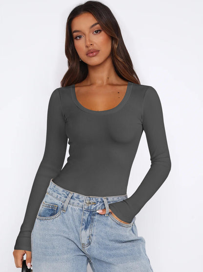 Damen Langarmshirt Elegant Modern Style
