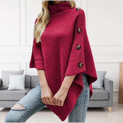 Eleganter Strickpullover Einfarbig Zeitlos