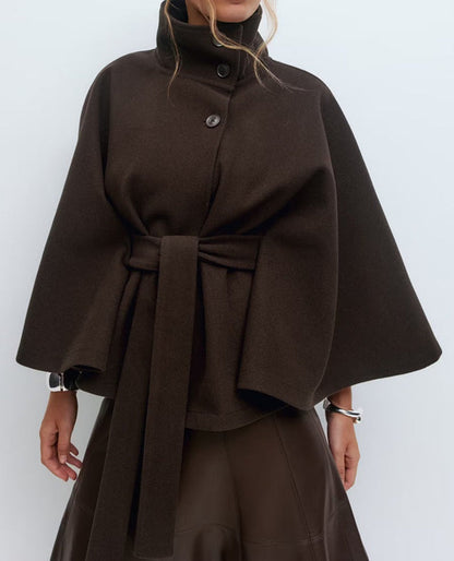 Herren Trenchcoat Elegant Stehkragen Klassisch