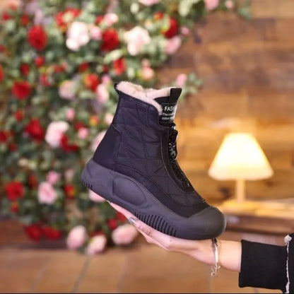 Damen Winterstiefel Gepolstert Wasserdicht