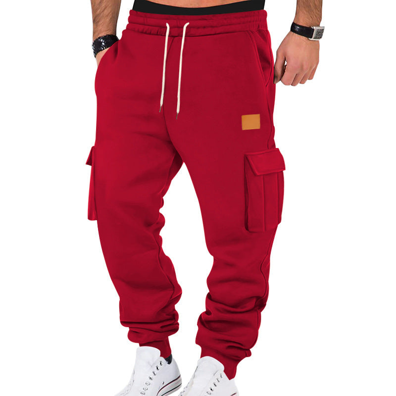 Herren Cargo-Hose Bequem Elastisch Mit Seiten-Taschen
