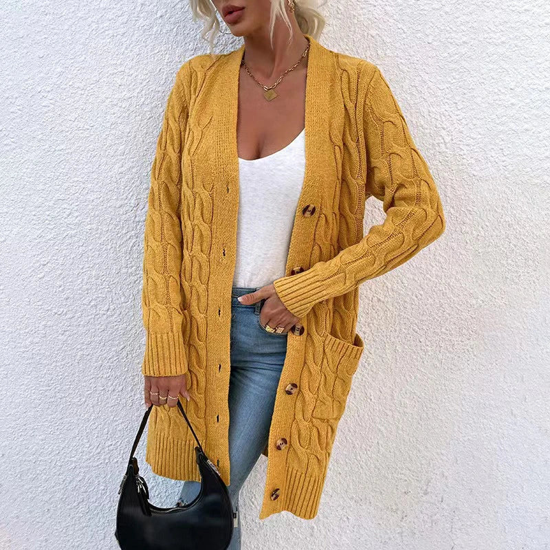 Langes Vest Trendy Casual Damen - IdealeKleiden