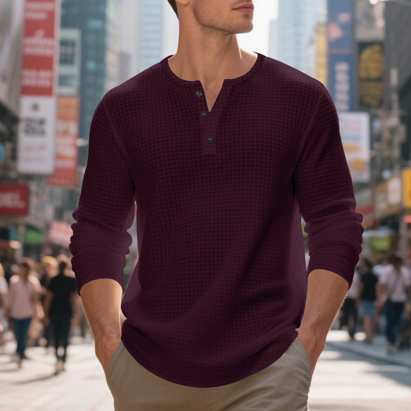 Herren Langarmshirt Elegant Modern Style