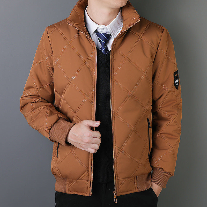 Steppjacke Damen Warm Isoliert Reißverschluss