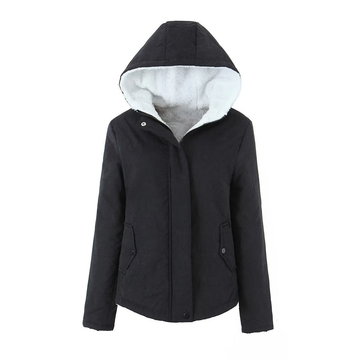 Damen Winterjacke Steppjacke Warm Kapuze