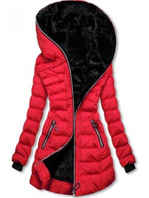 Damen Winterjacke Wärme Isoliert Stylish