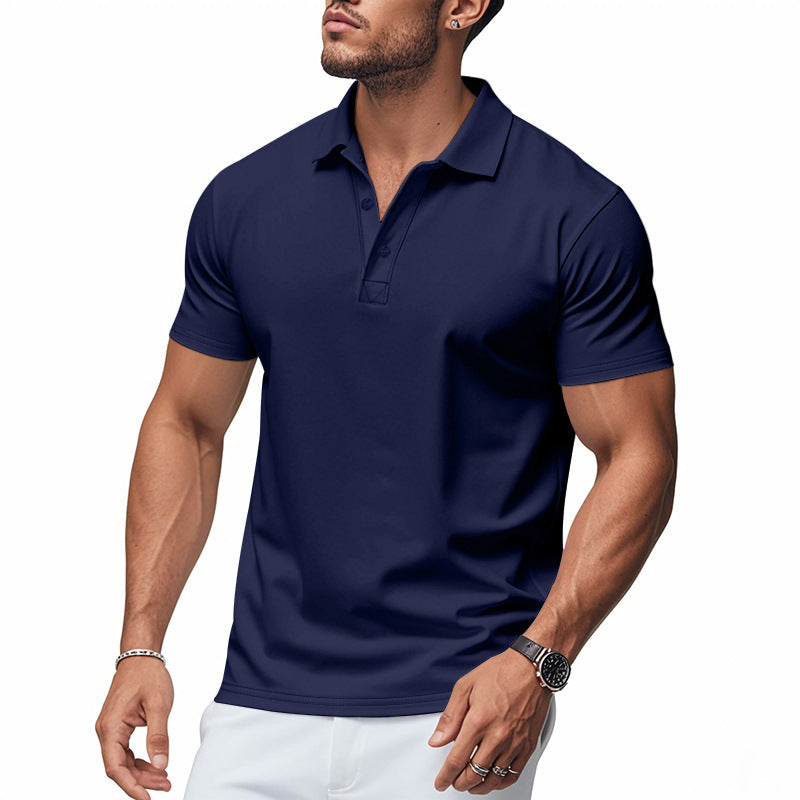 Herren Poloshirt Schnell Trocknend Elegant Slimfit