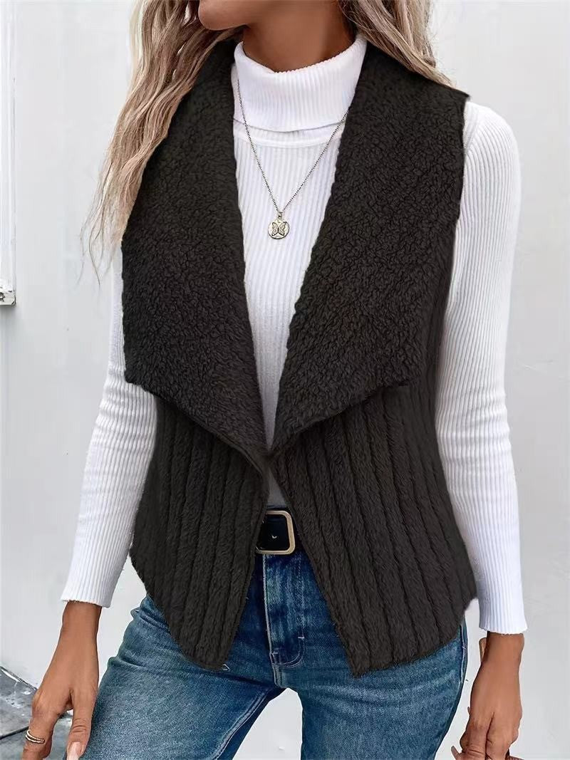 Damensweater Weich Kapuze Abnehmbar