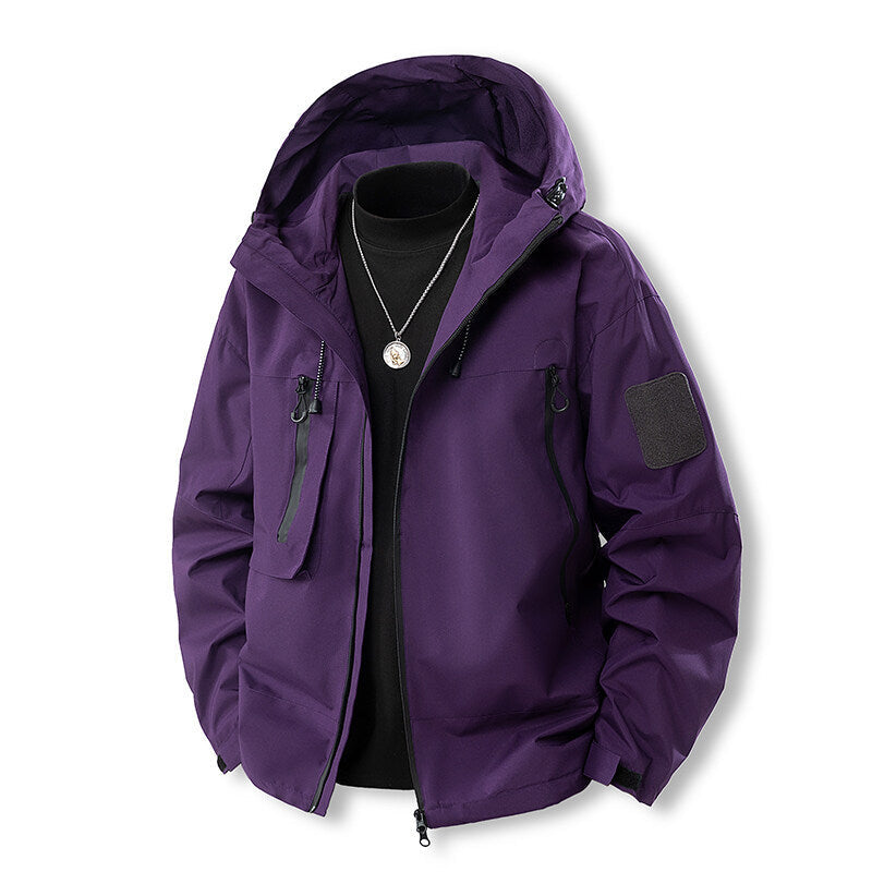 Herren Outdoor-Jacke Wasserdicht Funktionell
