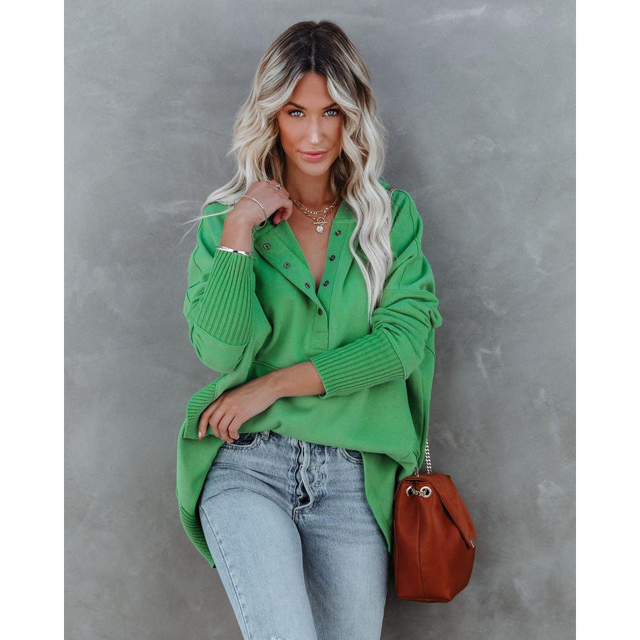 Damen Oversize Kapuzenpullover Bequem Stilvoll