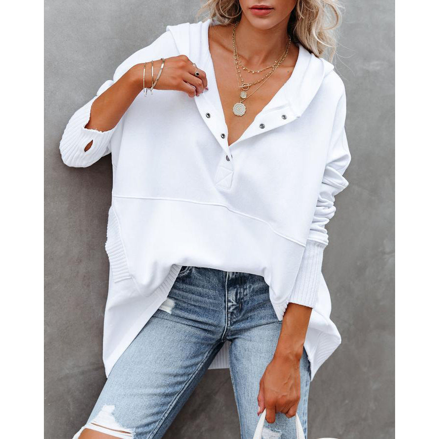 Damen Oversize Kapuzenpullover Bequem Stilvoll