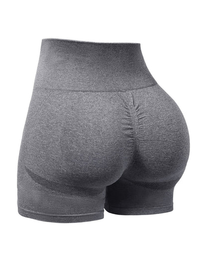 Damen Fitness Shorts Hoch Tailliert Komfortabel