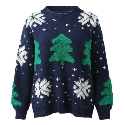 Weihnachtspullover Damen Festlich Kuschelig