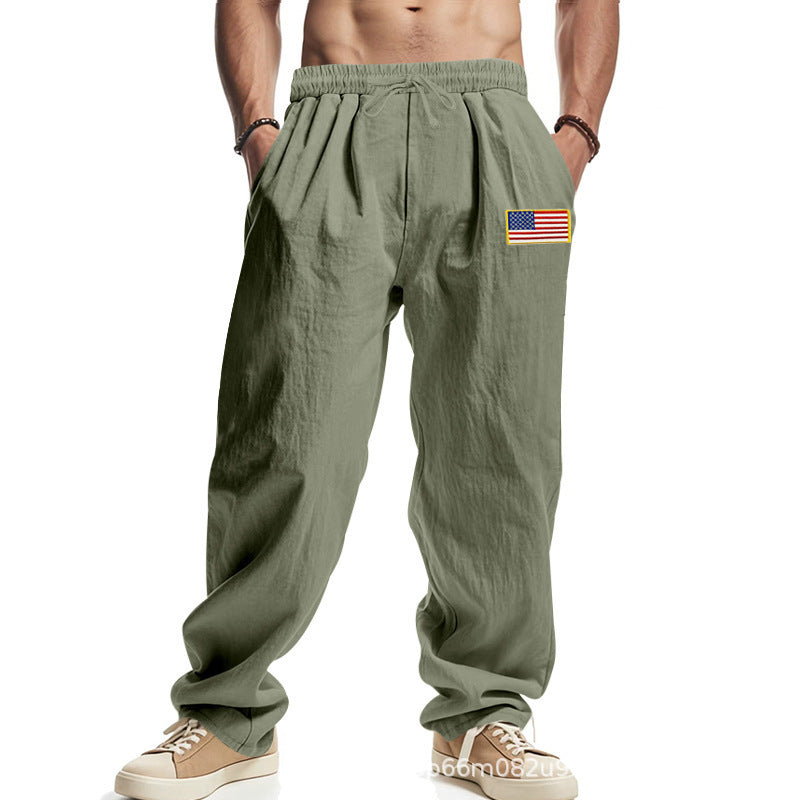 Herren Freizeithose Amerikanisches Design Elastischer Bund