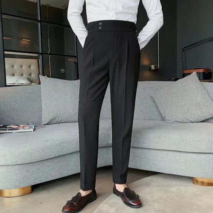 Herren-Hose Hochtaillierend Komfortabel
