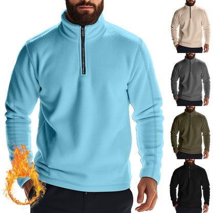 Herren Fleece Pullover atmungsaktiv Warm - IdealeKleiden