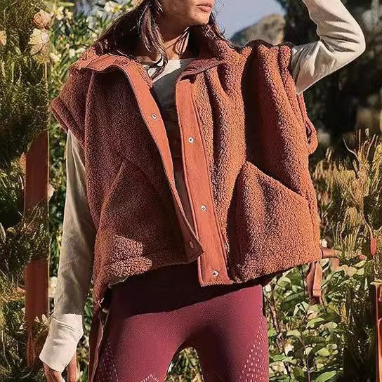 Damen Fleeceweste Modern Trendy