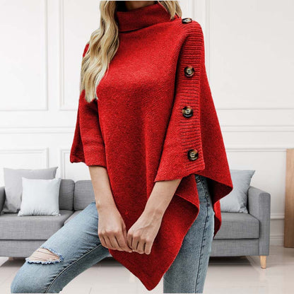 Eleganter Strickpullover Einfarbig Zeitlos