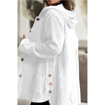 Robuste Kapuzenjacke Mittellang Casual Cordura Stil