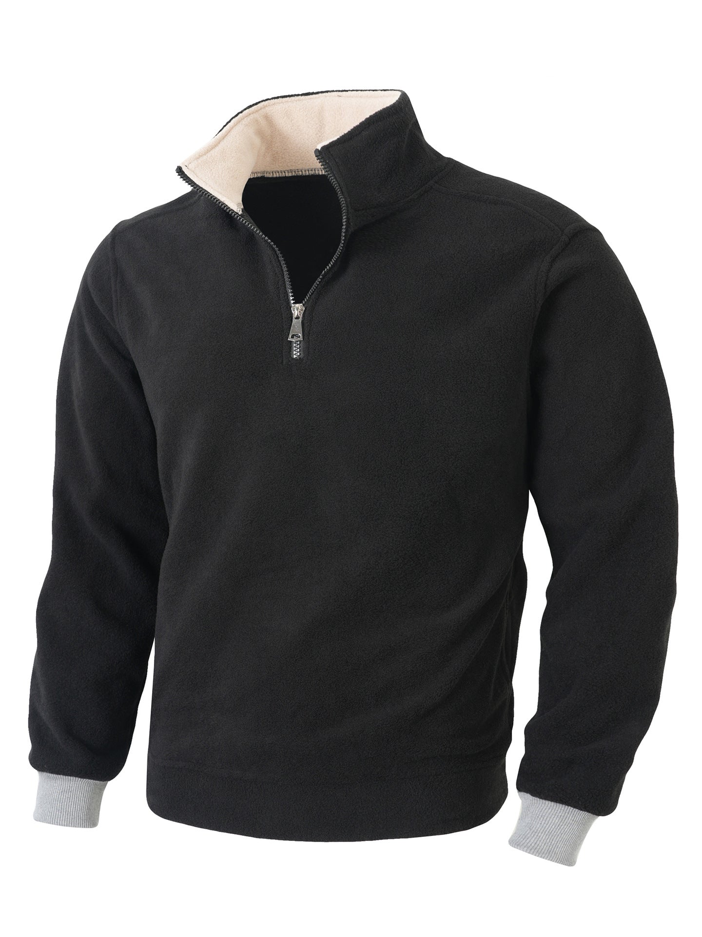 Herren Fleece Jacke Warm Halblang