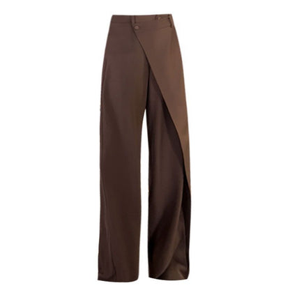 Damen Hose Elegant Weit Palazzo Stil