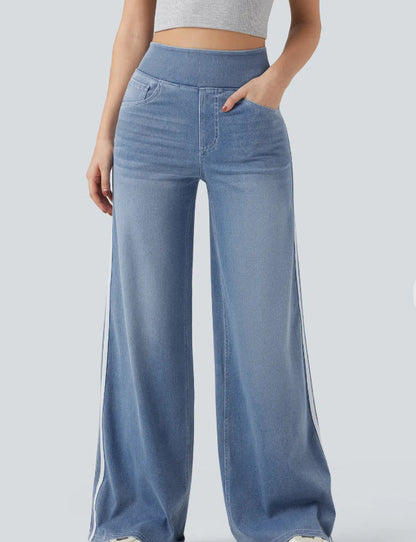 Damen Jogger Hose Mit Streifen Hochwerdig Modisch