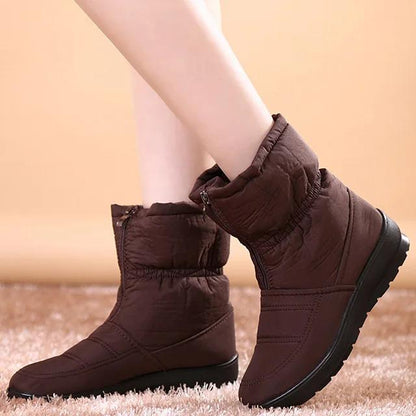 Damen Stiefeletten Schnee Winterwarm