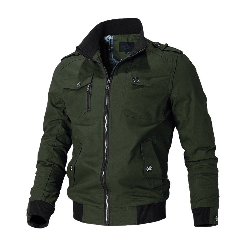 Herren Bomberjacke Modern Stehkragen