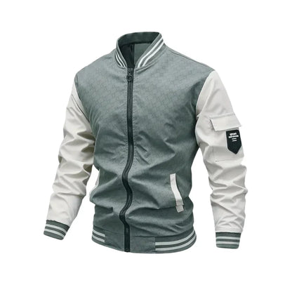 Bomberjacke Atmungsaktiv Modern Sportlich Reißverschluss Taschen
